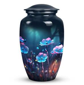 Urnes de crémation en aluminium bleu offrant un attrait et une durabilité intemporels pour préserver les souvenirs précieux - Product Image 4