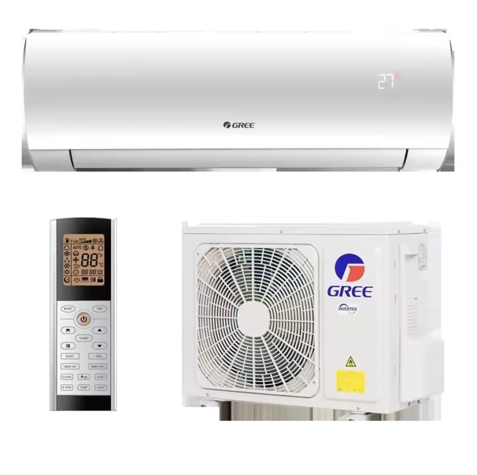 Wholesales Cheap Prices Gree 9000 12000 18000 24000Btu Wall Mounted Split AC Wifi Control Smart Gree lg Inverter Air Conditioner