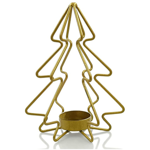 Soporte de luz de té de Metal plateado directo de fábrica hecho a mano pintado a mano Navidad Hogar granja mesa de comedor decoración ambiente - Product Image 5