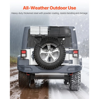 Panier de chargement pour roue de secours, compatible avec Jeep Wrangler JK JL TJ YJ CJ de 1976 à 2024, panier de chargement utilitaire, support de rangement, plateau de remplacement