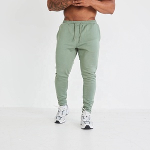 Men's High Quality Heavyweight <b>Jogger</b> Track Pants Breathable <b>Stacked</b> Sweatpants Elastic Casual Baggy Patchwork Cotton Straight - Product Image 4