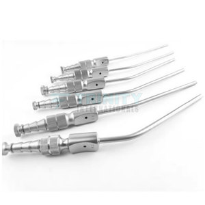 Tubo de Succión de Acero Inoxidable de 2 mm, Tubo de Succión Reutilizable, Instrumento Quirúrgico ORL - Product Image 3