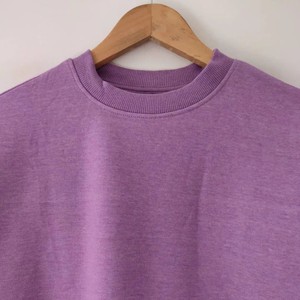 Sweat-shirt unisexe en molleton de coton 100% de qualité supérieure de couleur unie pour homme et femme pour l'hiver - Product Image 4