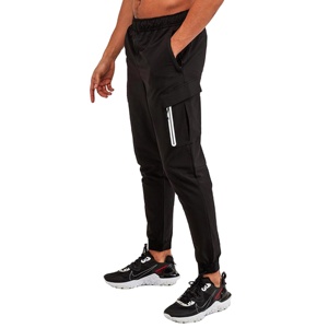 กางเกงคาร์โก้แนวสปอร์ตมีหลายกระเป๋า,กางเกงกันลมแต่งลายทางสะท้อนแสงสำหรับผู้ชายลำลองปี2022 - Product Image 4