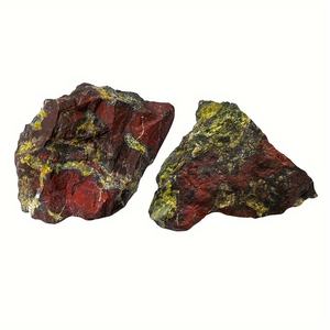 Pierres brutes de cristal de sang de dragon en gros - Pierres précieuses de quartz naturel pour la fabrication de bijoux, le polissage, l'artisanat DIY, la décoration intérieure - Product Image 4