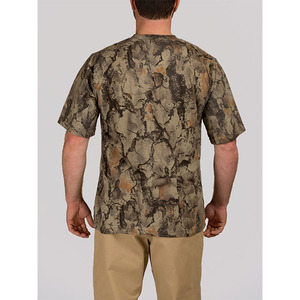 Camiseta de caza de poliéster de camuflaje de alta calidad, Camisetas de ropa transpirable, camiseta de camuflaje de caza con logotipo personalizado para hombre - Product Image 6