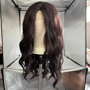 raw hair Human Hair Wigs For Black Women, Youth Virgin Peruvian Hair Wig, Unprocessed Raw 13X4 Lace Front Human Hair Wig