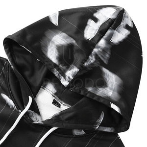 Nouveaux sweats à capuche de sublimation avec cordon de serrage extérieur Sweats à capuche pour hommes de haute qualité Sweats à capuche légers de sublimation - Product Image 3