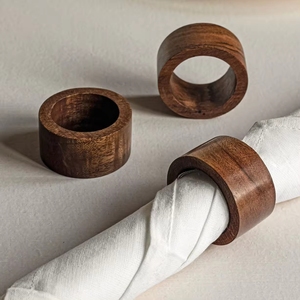 Servilletero de madera de diseño Simple para precio al por mayor Decoración de cocina fiesta decoración de fiesta de cumpleaños artesanías - Product Image 4