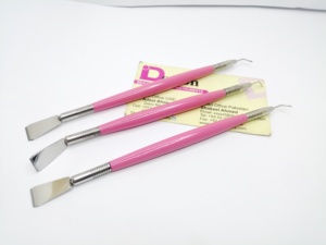 Customizable Reusable Y-Shape Lash Lift Tool Sustainable Stainless Steel Eyelash Perm <b>Comb</b> Pink Eyelash Extension Separator Tool - Product Image 6