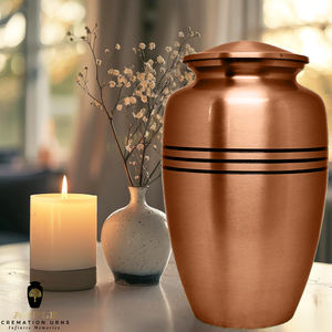 Urne funéraire de style américain et européen pour adultes, capacité de 220 pouces cubes, écologique, durable, personnalisable, pour enterrement et crémation - Product Image 4