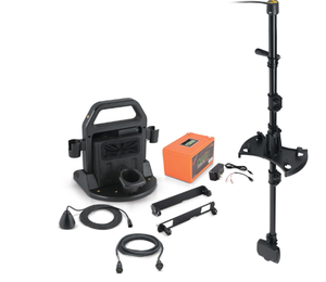 <b>Electric</b> Outboard Motor <b>Kit</b> Marine Propulsion Assembly with Battery Charger Control Panel Transom Mount for Boat - Product Image 1