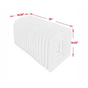 Brand New Living Room/Bedroom Entryway Ottoman Storage <b>Bench</b> MDF Cat's Hideaway Corduroy - Product Image 4
