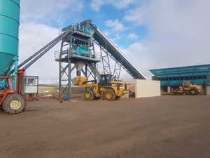 Fully Automatic 100 M3/h Stationary Ready Mix <b>Concrete</b> Batching Plant <b>Pump</b> Motor Includes Core Such Engine Gearbox PLC Bearing - Product Image 2