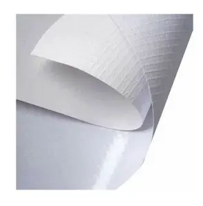 Pure White /Blueish White Translucent Substrates Weather Resistant PVC Backlit Flex Vinyl Banner Material Roll