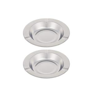 Cendrier en acier inoxydable poli aspect brillant résistant à la rouille Design moderne et durable pour une utilisation intérieure et extérieure Portable et facile à nettoyer - Product Image 1