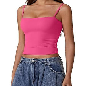 Cintura alta Hot Spicy Sexy Crop Top Camisolas Camisetas sin mangas para mujer - Product Image 4