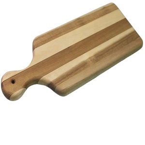 Planche à découper en bois d'acacia massif personnalisable Planche à découper de cuisine vietnamienne avec poignée trouée Blocs à découper en bois personnalisables - Product Image 1