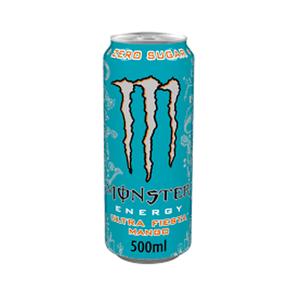 Monster Energy Ultra Blue 12x500ml Canettes Contient de l'Acide Pantothénique 2mg par 100ml pour le Soutien de la Vitamine B5 Commande en Gros - Product Image 6