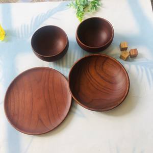 Saladier en bois d'acacia avec logo personnalisé écologique Saladier décoratif de table à manger Vente en gros Quantité minimale Style - Product Image 4