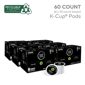 Café Kicking Horse, Kick Ass, Cápsulas de Café Individuales Compatibles con Keurig K-Cup, Tueste Oscuro, Caja de 60 Unidades - Product Image 5