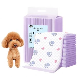 Disposable Waterproof Cotton Puppy <b>Pee</b> <b>Pads</b> with Super Absorption IP67 Rated Dog Training Supplies Eco-Friendly Cute Design - Product Image 1