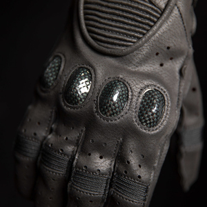 Guantes de Motocicleta Vintage de Cuero Genuino, Protección Completa para los Dedos, con Protección de Goma, Pantalla Táctil - Product Image 3