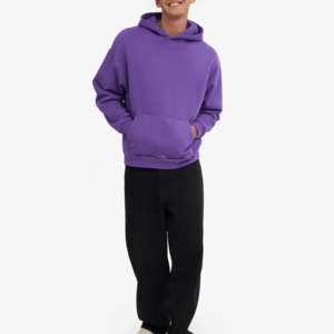 Sweats à capuche personnalisés pour hommes 100% coton oversize épaules tombantes sweats à capuche Streetwear sweats à capuche poids lourd pull à capuche pour hommes - Product Image 6