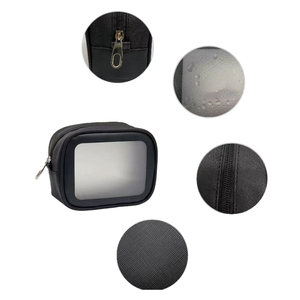 Bolsas de cosméticos de viaje Simili al por mayor 2024 con logotipo personalizado con cremallera - Product Image 3