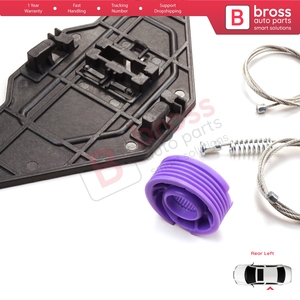 Juego de Reparación de Elevalunas Eléctrico Trasero Izquierdo BWR1199 para C5 MK2 MK3 RD/TD RC RD RW 2007-2018 4/5 Puertas 9675915280 - Product Image 5