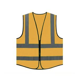 Gilet de sécurité de travail en rayonne imprimé UV, personnalisable avec logo, réfléchissant, haute visibilité, anti-plis, anti-UV pour hommes, pour le secteur de la construction industrielle - Product Image 6