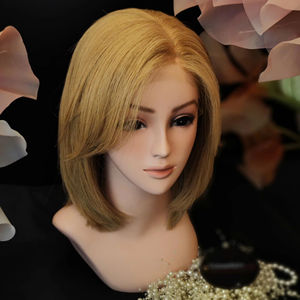 Peluca frontal más vendida 13x4 "con base de seda 100% cabello humano crudo cutícula completa mejor calidad precio al por mayor 2025 - Product Image 1