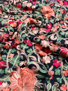 Dark Blue <b>Velvet</b> Shawl High-quality Breathable Durable Best Match for Formal and Festive <b>Dresses</b> Traditional Scarves & Shawls - Product Image 2