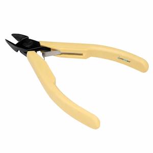 Pince coupante diagonale professionnelle à coupe droite, poignée jaune, outil de coupe de précision - Product Image 4