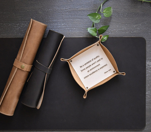 Protector de Escritorio de Cuero Genuino Premium, Resistente a Olores, Superficie de Escritura Resistente y Duradera, Ecológico y Ligero, Protector de Mesa de Oficina - Product Image 3