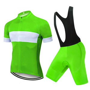 Conjunto de ciclismo transpirable Ropa de ciclismo Premium Uniforme de bicicleta de manga corta Impresión personalizada Conjunto de Jersey de ciclismo Ajuste seco - Product Image 3