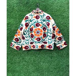 Best Quality Stylish Handmade Suzani <b>Jacket</b> for <b>Women</b> <b>Lightweight</b> and Comfortable Outerwear Available For Wholesale Supply - Product Image 3