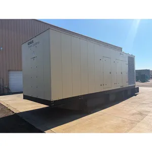 Groupe électrogène diesel industriel triphasé d'occasion 760 kW, sortie 277/480 V, résistant aux intempéries, alimentation de secours commerciale - Product Image 2