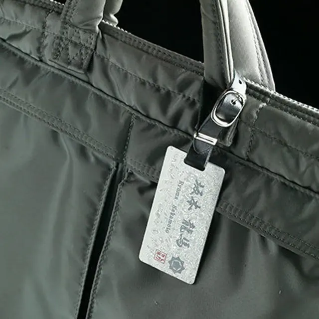 Hamono-gatari (bıçak hikayesi) paslanmaz çelik etiketler, isim etiketi, paslanmaz çelik etiketler çanta, şam