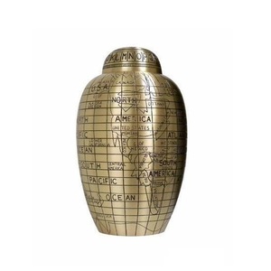 Precios directos de fábrica Urnas de latón con acabado dorado y diseño moderno a la venta por fabricante indio - Product Image 2
