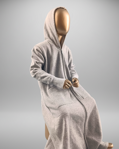 Sudadera con Capucha Unisex para Niños, Tejida, Ecológica, Modest, con Cremallera Completa, Transpirable, de Tela de Felpa Larga, Poliéster/Algodón, Corte Regular - Product Image 4