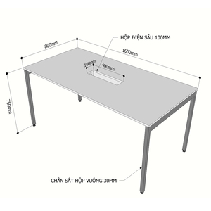 Modern Minimalist Small Meeting <b>Table</b> 160x80cm Melamine-Coated Plywood with Slean HBSL021 Legs for <b>Office</b> or Hotel Use - Product Image 6