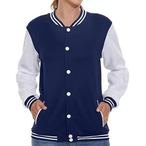 Gran oferta, nuevo estilo, venta al por mayor, ropa personalizada para mujer, chaqueta Varsity para mujer, vendedor superior, chaquetas universitarias completas recortadas para mujer - Product Image 2