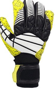 Nuevos guantes de portero de diseño personalizado Guantes de portero de látex alemán Guantes de cuero transpirables para portero de fútbol