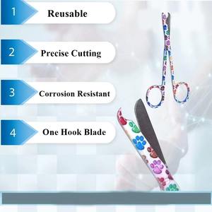 กรรไกรตัดผ้าพันแผลสแตนเลสคุณภาพสูง 18 ซม. กรรไกรตัดพลาสเตอร์ เครื่องมือผ่าตัด ผู้ผลิตกรรไกรตัดผ้าพันแผล - Product Image 5