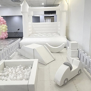 Castillo Inflable <span class=keywords><strong>de</strong></span> Color Rosa Usado para Fiestas a Precio Económico, Castillo Inflable Comercial - Product Image 3