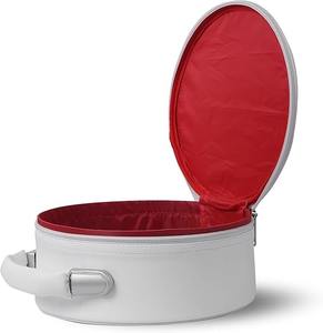 Étui universel pour casquette - Imitation cuir blanc avec poignée solide - Product Image 3