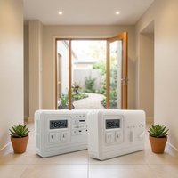 Thermostat mural pour ventilo-convecteur industriel non programmable à 3 vitesses, économie d'énergie, en plastique ABS ignifuge, Telin AC0022