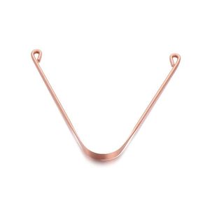 Reusable Copper Tongue Cleaner For Daily Tongue Cleaning Helping Reduce Bad Breath And <b>Oral</b> Bacteria Naturally - Product Image 2