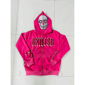 Sudadera con Capucha y Cremallera para Hombre, 100% Algodón, Estilo Francés, Estampado Completo, Fabricación de Ropa, Sudaderas y Hoodies para Hombre - Product Image 1